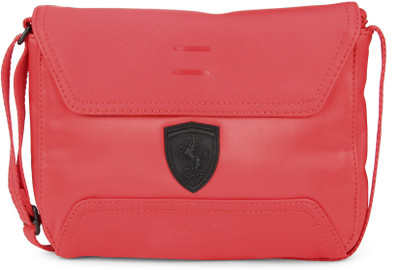 

Puma Women Casual Red PU Shoulder Bag