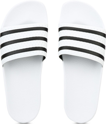 

ADIDAS ORIGINALS ADILETTE Slides, White/cblack/white