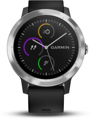 

Garmin active 3 Smartwatch(Black Strap Regular)