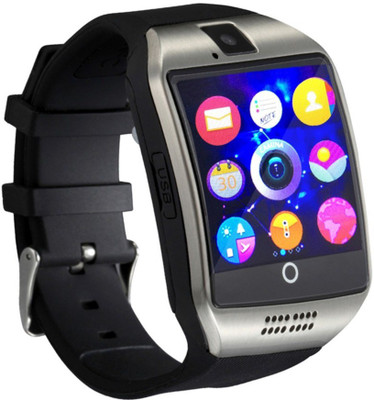 

Estar SMARTWATCH Q18 ZEGAREK ANDROID IPHONE PL MENU CLIP ON Smartwatch(Black Strap FREE SIZE)