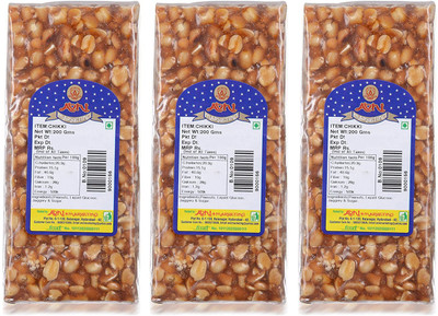 

Avni Peanuts Chikki (Pack Of 3X200 Grams)(600 g, Pouch)