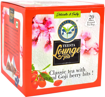 

Teesta Premium Lounge Tea with Goji Berry Tea Bags Box(20 Bags)