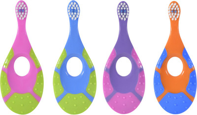 

Jordan step 1 Baby, 0-2 Years,Bristles, BPA Free Gentle to Babies. Made in Malaysia ( Random Color ) Pack of 4 Extra Soft Toothbrush(Pack of 4)