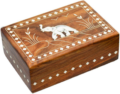 

ARZ Wooden Jewelry Storage Box Vanity Box Vanity Box(Brown)