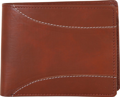 

Zeolix Men Brown Genuine Leather Wallet(7 Card Slots)