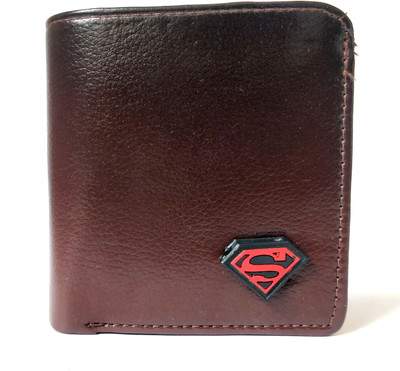 

TREND ZONEX Boys Brown Genuine Leather Wallet(6 Card Slots), Multicolor