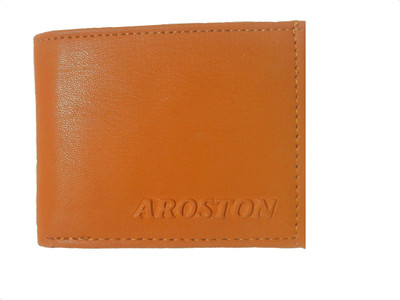 

AROSTON Men Orange Artificial Leather Wallet(3 Card Slots)
