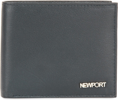 

Newport Men Blue Genuine Leather Wallet(4 Card Slots), Navy
