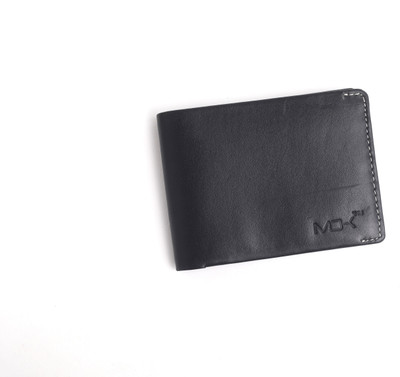 

MOKWORLD Men Black Genuine Leather Wallet(6 Card Slots)
