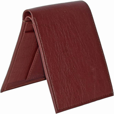 

TWINSTAR Men Brown Artificial Leather Wallet(3 Card Slots), Brown-brown