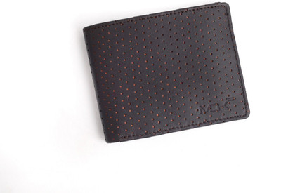 

MOKWORLD Men Brown Genuine Leather Wallet(3 Card Slots)