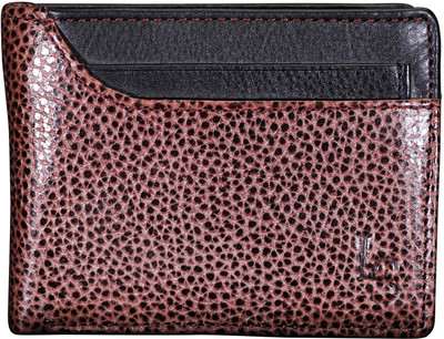 LOUIS STITCH Men Brown Genuine Leather Wallet(8 Card Slots), Tiger brown