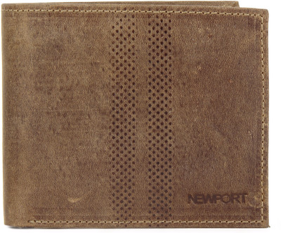 

Newport Men Brown Genuine Leather Wallet(4 Card Slots)