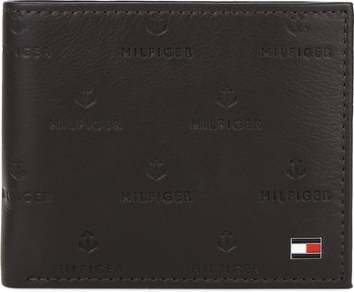 

Tommy Hilfiger Men Casual Brown Genuine Leather Wallet(4 Card Slots)