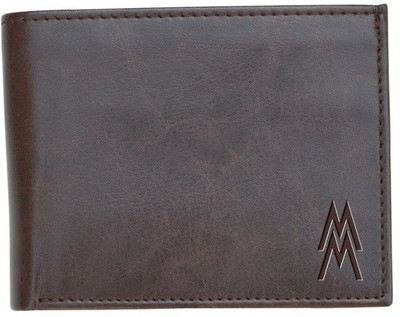 

MENZMARC Men Brown Artificial Leather Wallet(8 Card Slots)