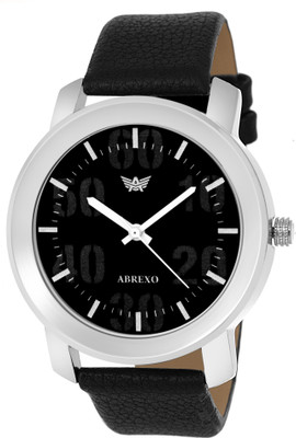 

Abrexo AbxNG0164SL68-SLV BLK Gents Basic elementary design Modest Series Watch - For Men