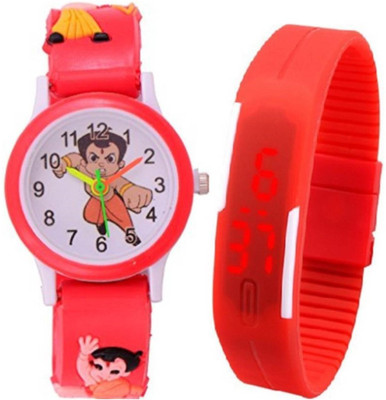 

SD SHOP New Analog & Digital SD,0-103 Combo Watch - For Boys