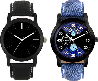 

Rage Enterprise Black & Blue Stylish Boys & Girls Watch - For Men