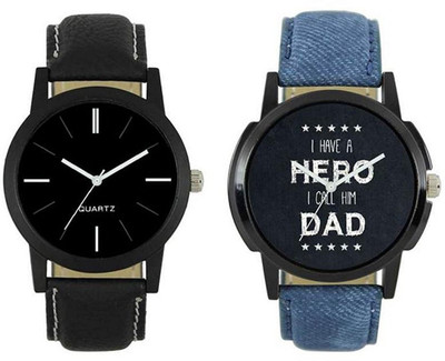 

Rage Enterprise Black & BLue New Stylish Boys Watch - For Men & Women