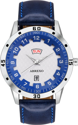 

Abrexo Abx2047 BL Blue Day and Date Functioning Watch - For Men