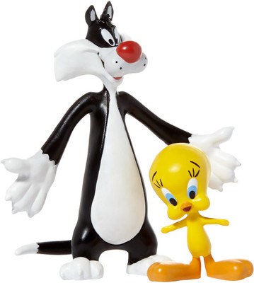 

NJ Croce Tweety & Sylvester Bendable Figure Set(Multicolor)