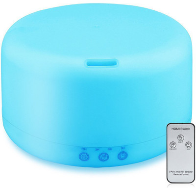 

Shrih Essential Oil Diffuser & Cool Mist Humidifier with Remote Control, 4 Timer Settings, 7 Changing Mood Lights, Waterless Auto Shut-Off Air Purifier Portable Room Air Purifier(Blue)