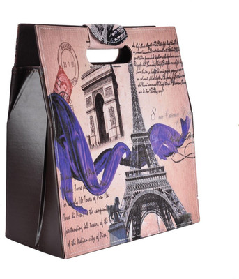 

Scrafts Eiffet Tower Multipurpose picnic bag/Storage box/Basket for Living room,kids room for toys Waterproof Multipurpose Bag(Multicolor, 15 inch)