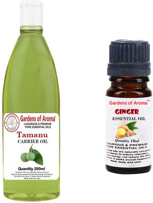 

Gardens Of Aroma Tamanu Carrier Oil And Ginger Essential Oil(210 ml)
