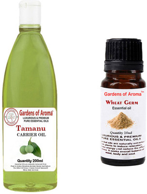 

Gardens Of Aroma Tamanu Carrier Oil And Wheatgerm Carrier Oil(210 ml)