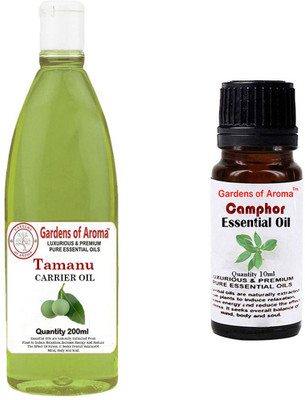 

Gardens Of Aroma Tamanu Carrier Oil And Camphor Essential Oil(210 ml)