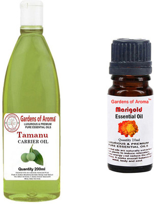 Gardens Of Aroma Tamanu Carrier Oil And Marigold Essential Oil(210 ml)