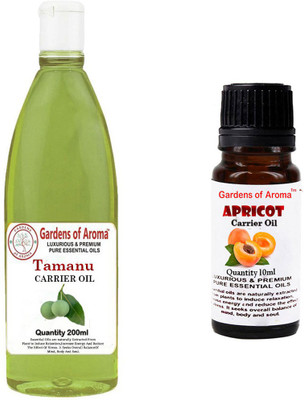 

Gardens Of Aroma Tamanu Carrier Oil And Apricot Carrier Oil(210 ml)