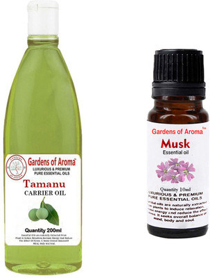 

Gardens Of Aroma Tamanu Carrier Oil And Musk Essential Oil(210 ml)