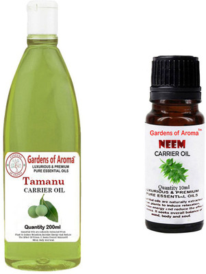 

Gardens Of Aroma Tamanu Carrier Oil And Neem Carrier Oil(210 ml)