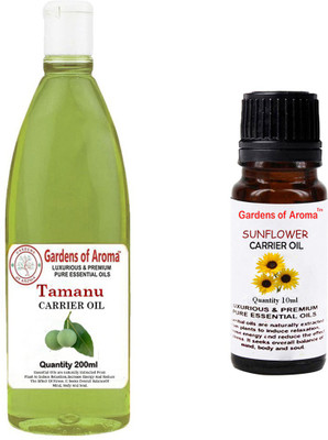 

Gardens Of Aroma Tamanu Carrier Oil And Sunflower Carrier Oil(210 ml)