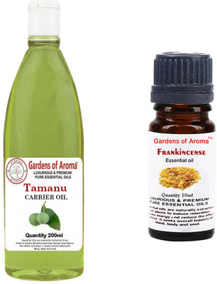 

Gardens Of Aroma Tamanu Carrier Oil And Frankincense Essential Oil(210 ml)