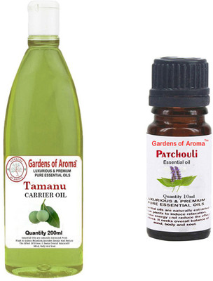 Gardens Of Aroma Tamanu Carrier Oil And Patchouli Essential Oil(210 ml)