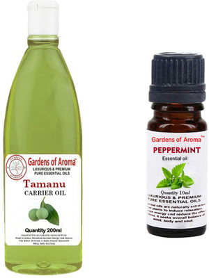 

Gardens Of Aroma Tamanu Carrier Oil And Peppermint Essential Oil(210 ml)