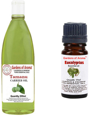 

Gardens Of Aroma Tamanu Carrier Oil And Eucalyptus Essential Oil(210 ml)