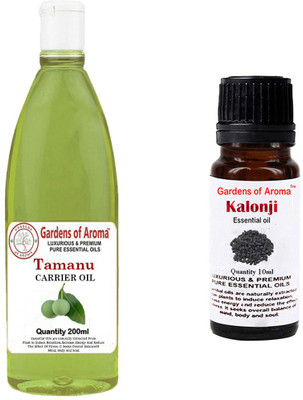 

Gardens Of Aroma Tamanu Carrier Oil And Kalonji Essential Oil(210 ml)