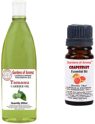 

Gardens Of Aroma Tamanu Carrier Oil And Grapefruit Essential Oil(210 ml)