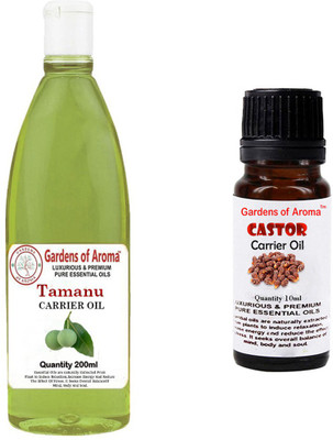 

Gardens Of Aroma Tamanu Carrier Oil And Castor Carrier Oil(210 ml)