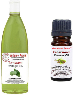 

Gardens Of Aroma Tamanu Carrier Oil And Cedarwood Essential Oil(210 ml)