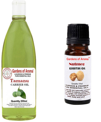 

Gardens Of Aroma Tamanu Carrier Oil And Nutmeg Essential Oil(210 ml)