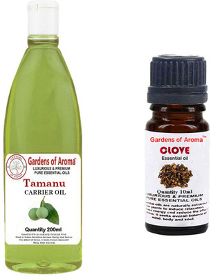 

Gardens Of Aroma Tamanu Carrier Oil And Clove Essential Oil(210 ml)