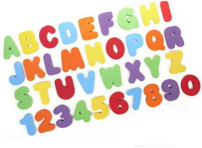 

SYGA Baby Bath Letters and Numbers 36 Pieces Bath Toy(Multicolor)