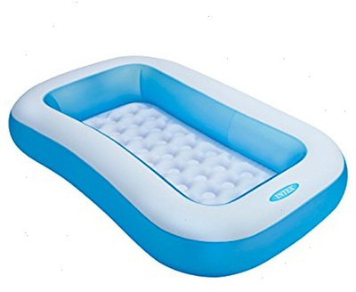 

Skyup 5feet Kids Rectangular Bath Tub Inflatable Pool(Blue)