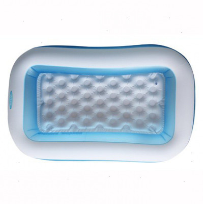

Nilkanth 5feet Kids Rectangular Swimming Pool Bath Tub Inflatable Pool(Blue)