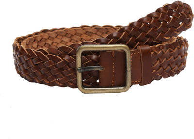 

Hawai Men Brown Genuine Leather Belt