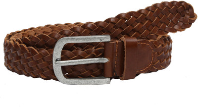 

Hawai Men Brown Genuine Leather Belt